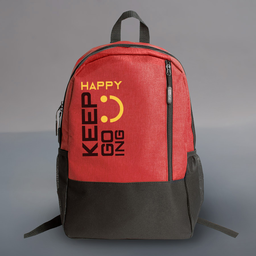 Рюкзак водостойкий "PULL", красный/чёрный, 45 x 28 x 11 см, 100% полиэстер 300D+600D — фото 3