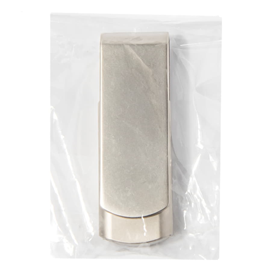 USB flash-карта SWING METAL (32Гб), серебристая, 5,3х1,7х0,9 см, металл — фото 4