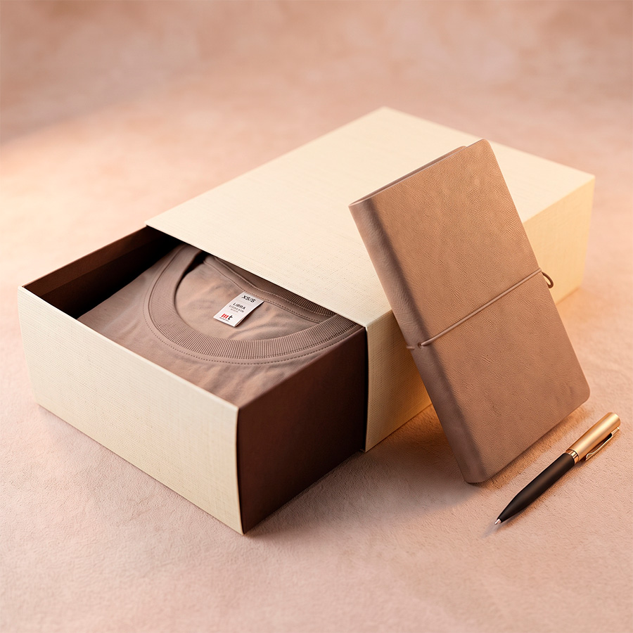 Набор подарочный Welcome Box: футболка LIBRA размер XL, ежедневник, ручка в коробке — фото 9