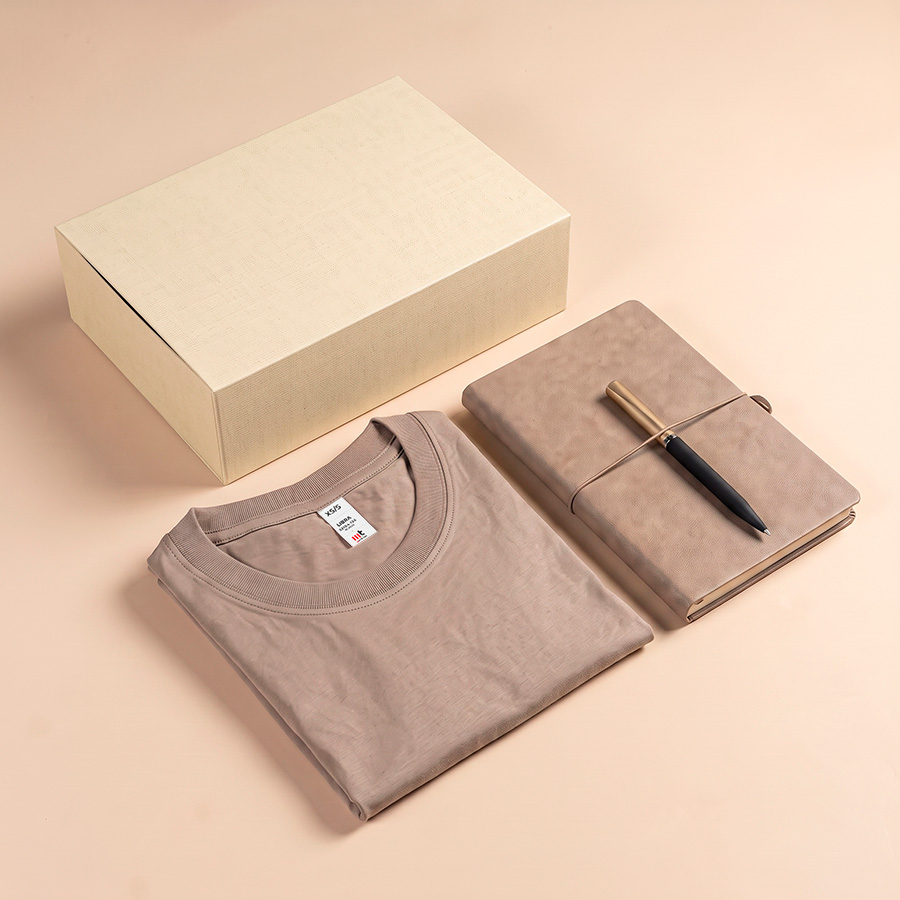 Набор подарочный Welcome Box: футболка LIBRA размер M/L, ежедневник, ручка в коробке — фото 2