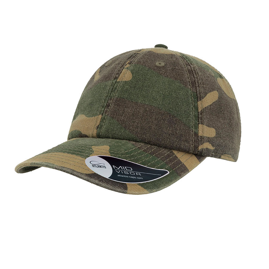 Бейсболка DAD HAT, 6 клиньев, металлическая застежка — фото 1