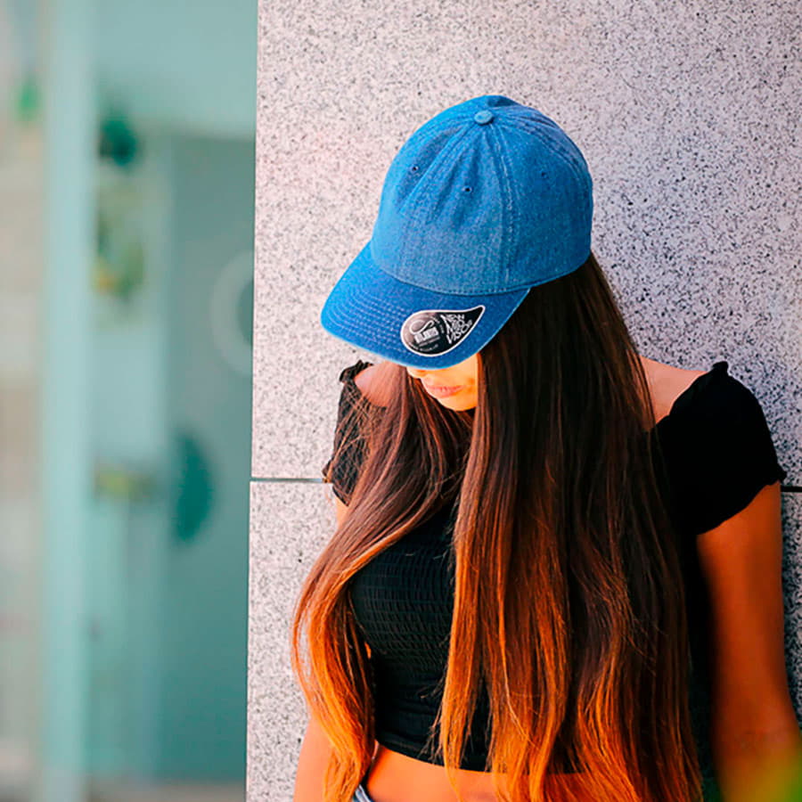 Бейсболка DAD HAT, 6 клиньев, металлическая застежка — фото 5