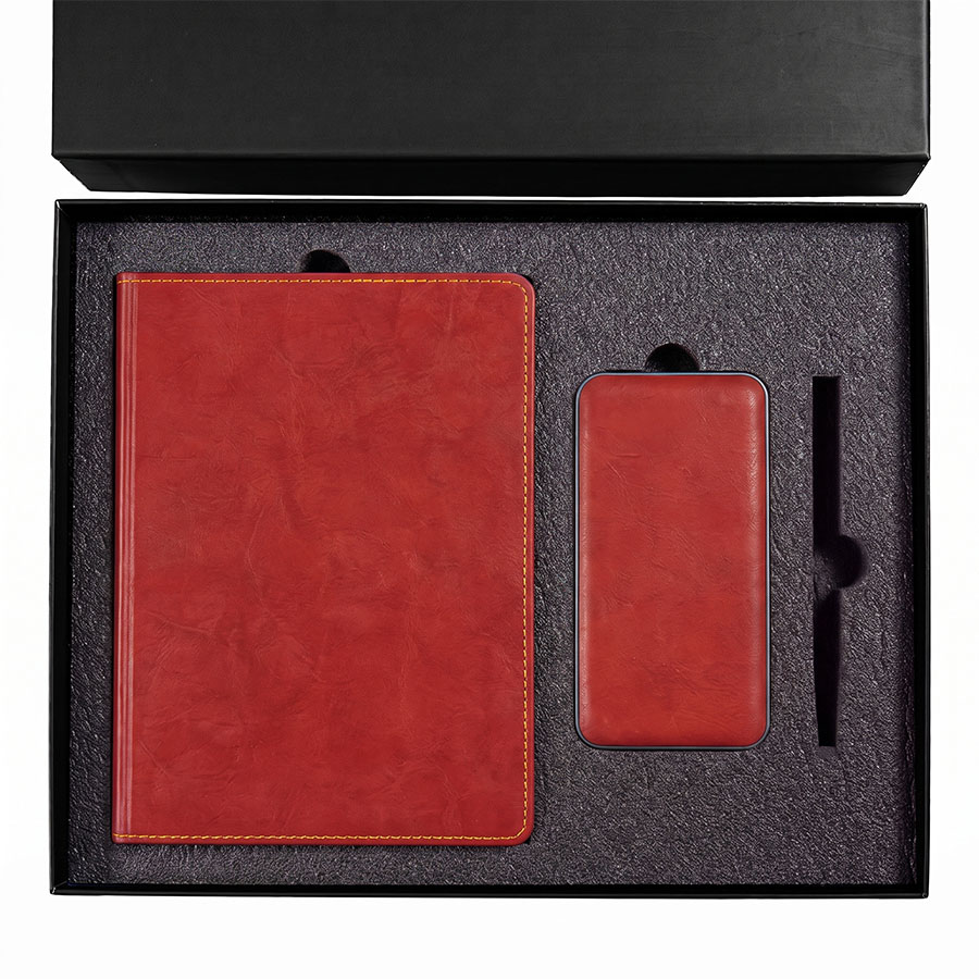 Набор подарочный  EMBER: ежедневник и power bank в коробке  с ложементом — фото 3