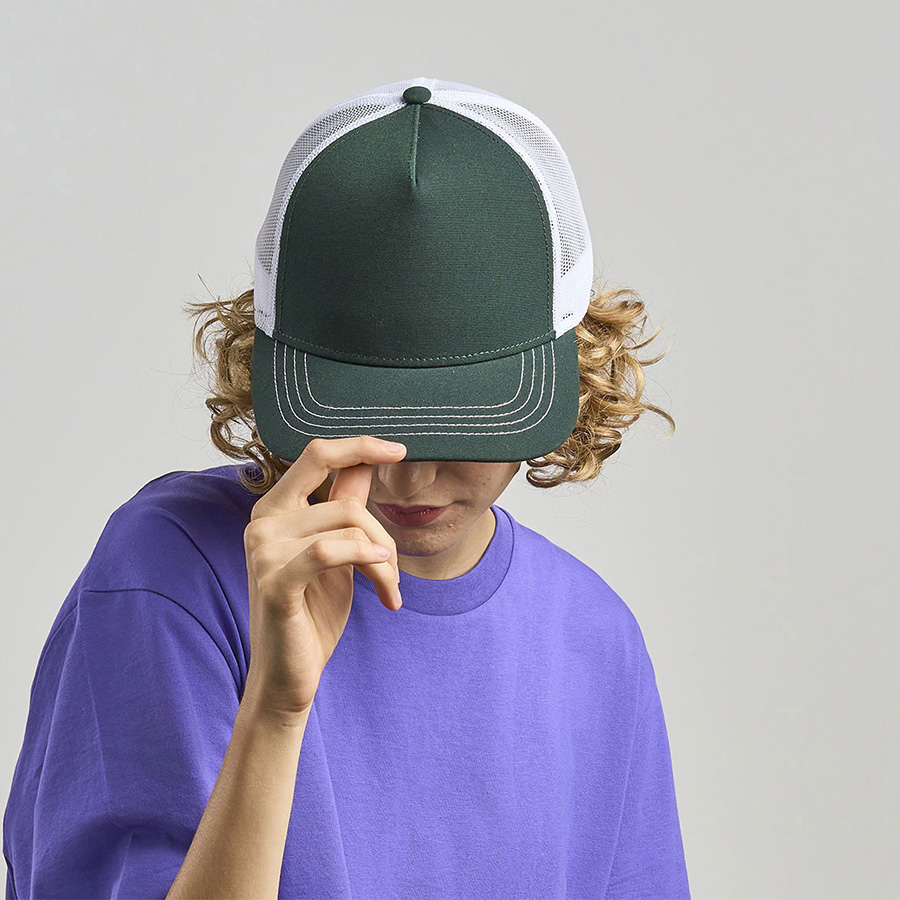 Бейсболка RAPPER CANVAS, 5 клиньев, пластиковая застёжка — фото 5