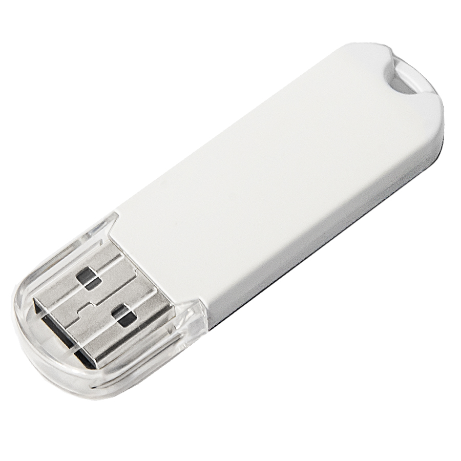USB flash-карта UNIVERSAL (8Гб), белая, 5,8х1,7х0,6 см, пластик — фото 2