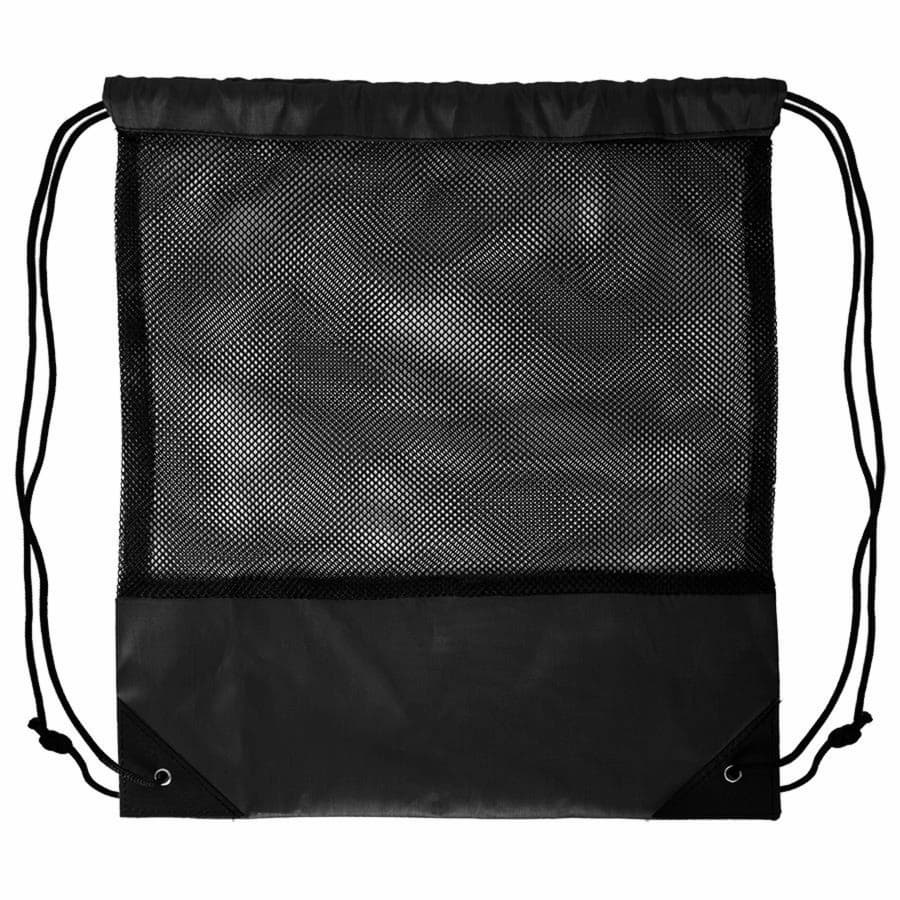 Рюкзак мешок с укреплёнными уголками Mesh, красный, 35*41 см, полиэстер 210D — фото 9