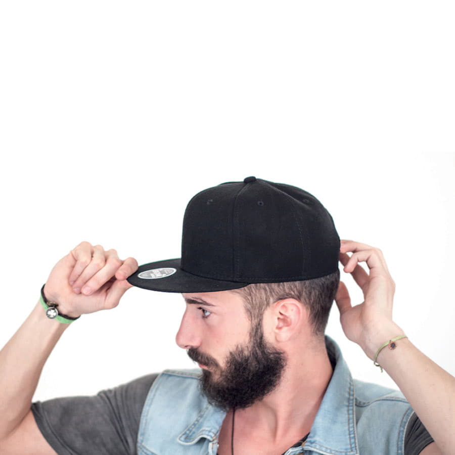 Бейсболка SNAP BACK, 6 клиньев, пластиковая застежка — фото 7