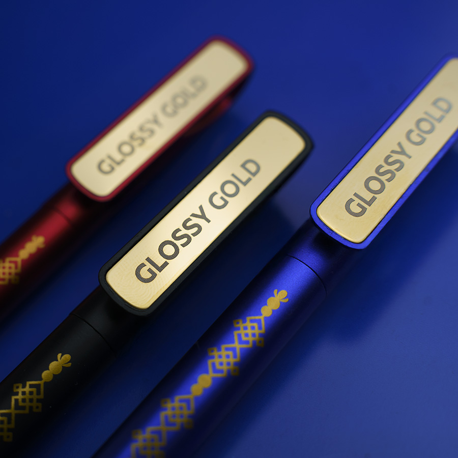 Ручка шариковая GLOSSY GOLD — фото 4