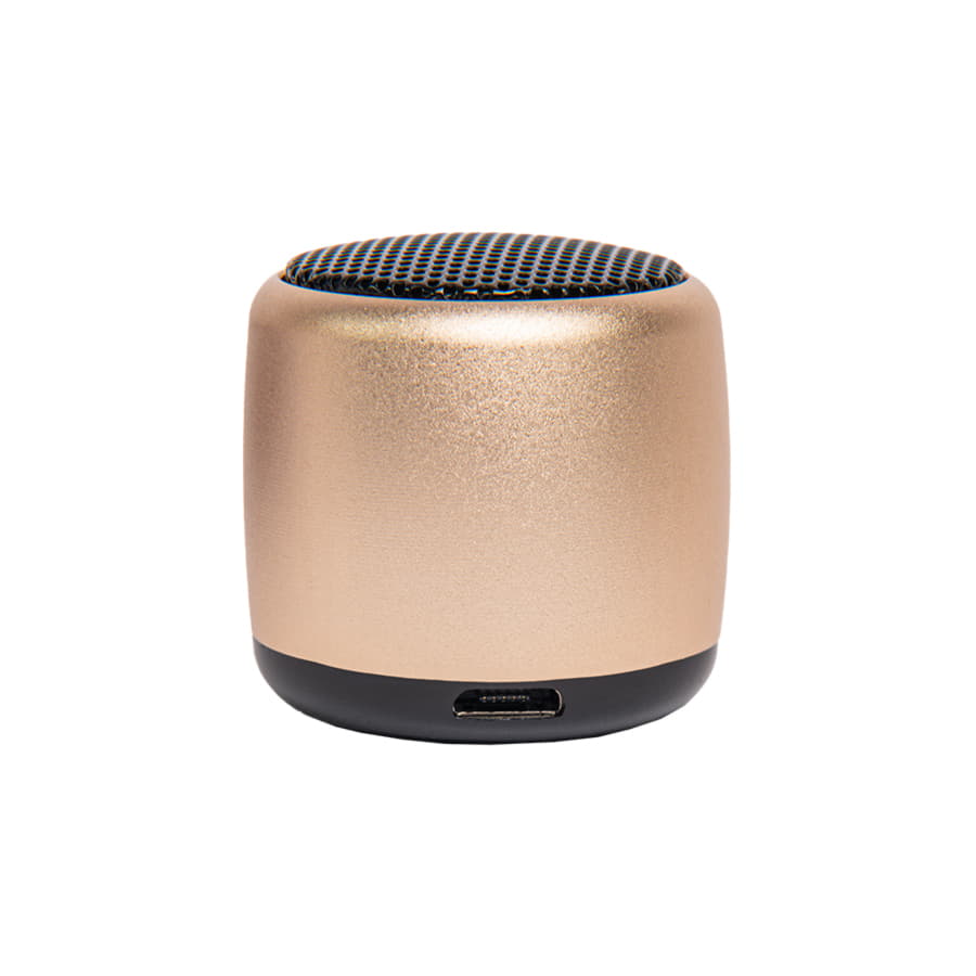 Портативная mini Bluetooth-колонка Sound Burger "Loto" золото — фото 6