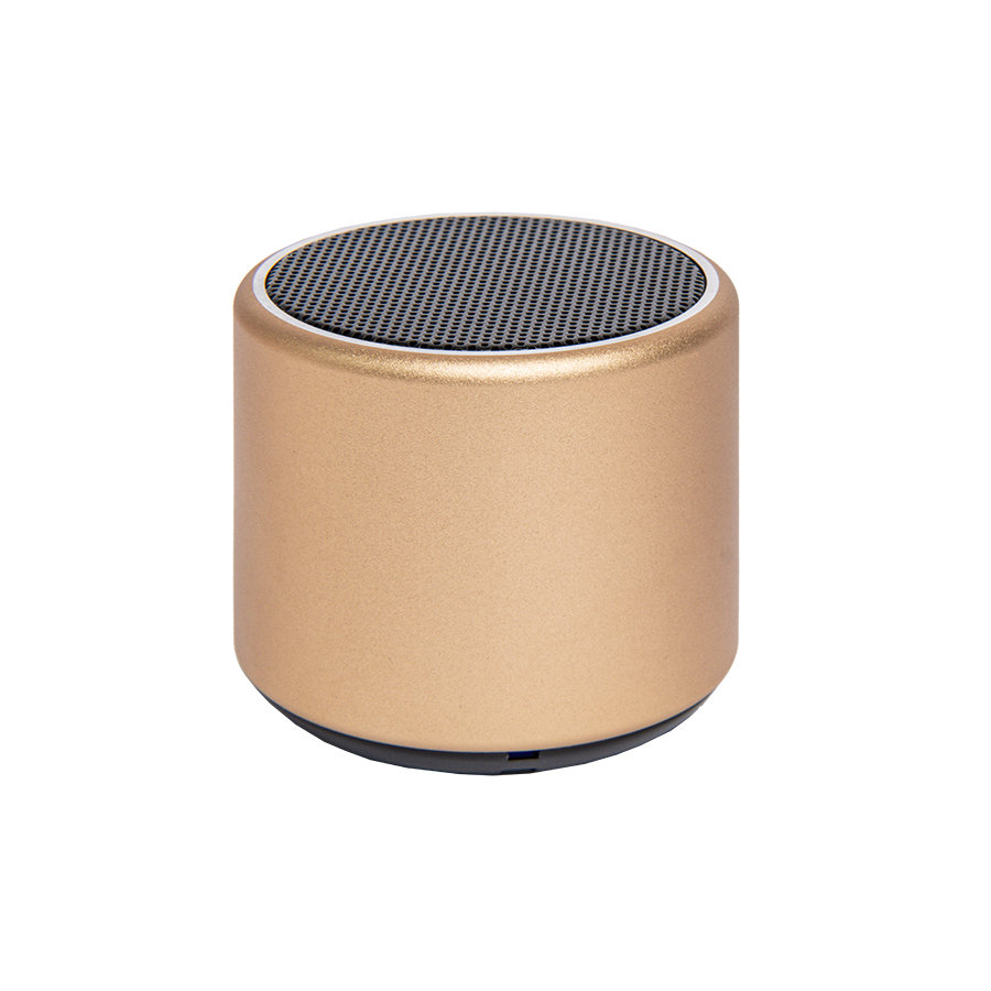Портативная mini Bluetooth-колонка Sound Burger "Roll" золото — фото 6
