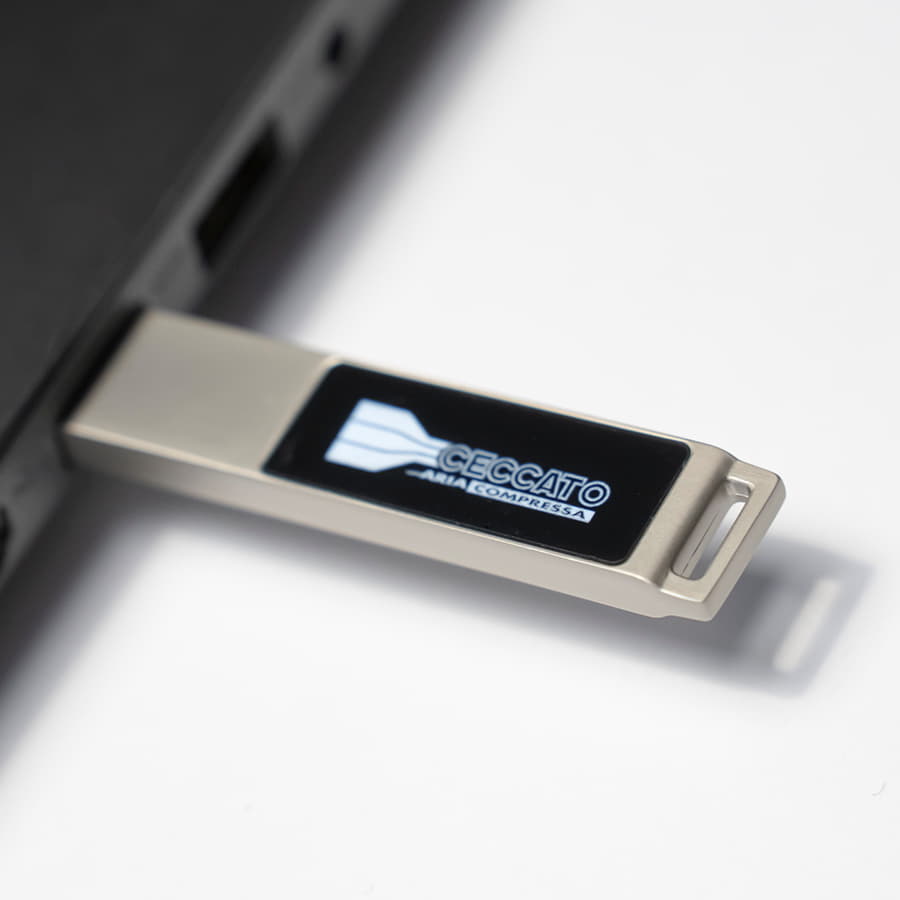 USB flash-карта LED с белой подсветкой (8Гб) — фото 3