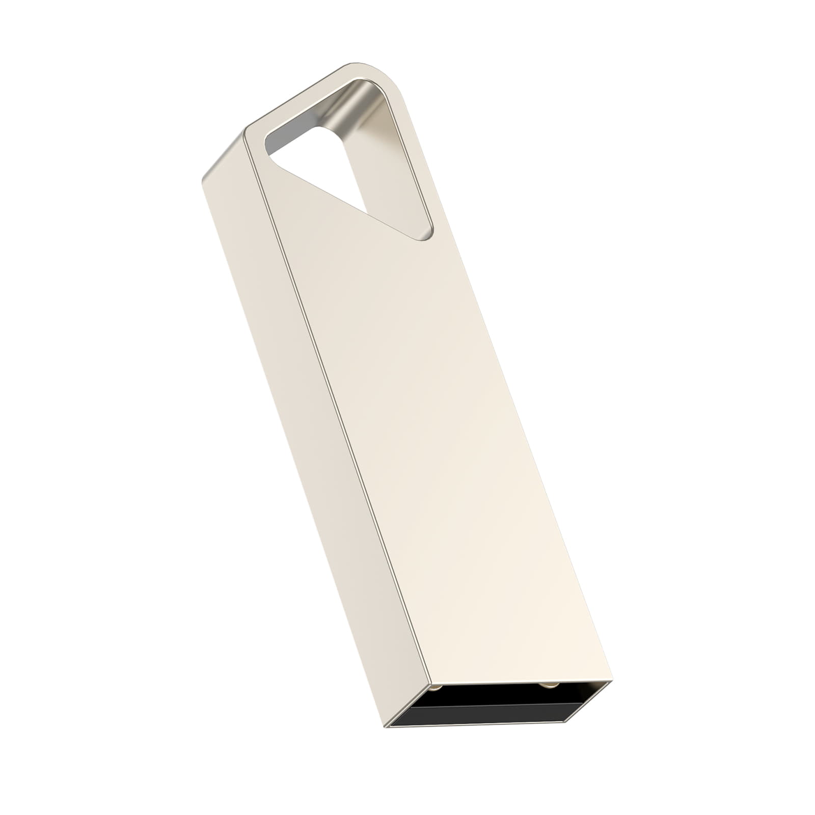 USB flash-карта SPLIT (32Гб), серебристая, 3,6х1,2х0,5 см, металл — фото 4