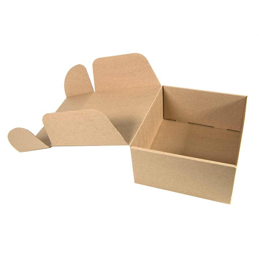 Коробка подарочная Big BOX, размер: 24 x 21 x 11 см  картон МГК бур., самосборная — фото 2