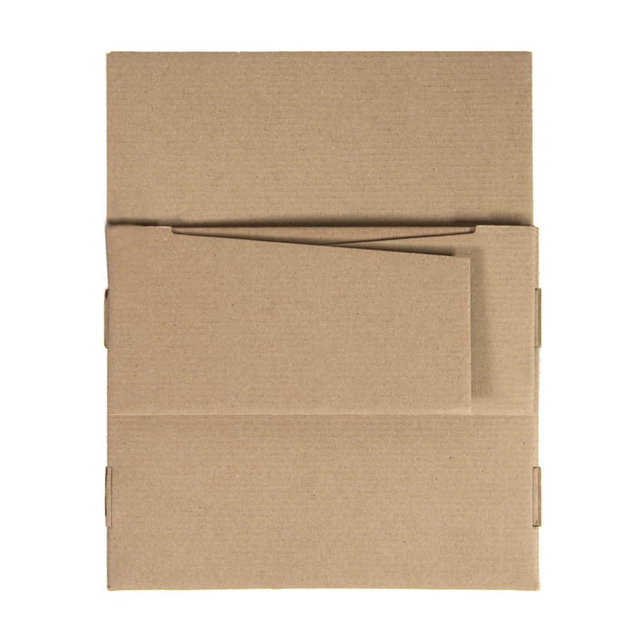 Коробка подарочная Big BOX, размер: 24 x 21 x 11 см  картон МГК бур., самосборная — фото 1