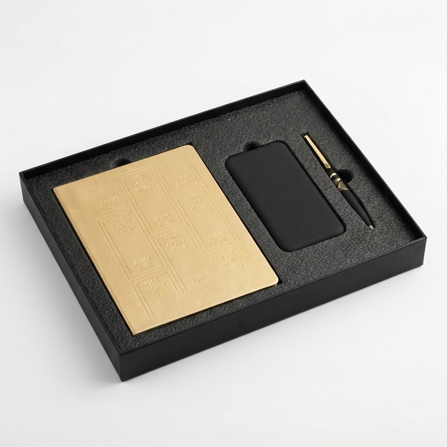 Коробка для  набора: ежедневник, power bank, ручка — фото 2