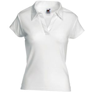 Поло женское "Lady-Fit Rib Polo" — фото 4
