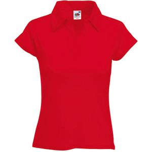 Поло женское "Lady-Fit Rib Polo" — фото 2
