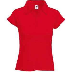 Поло женское "Lady-Fit Rib Polo" — фото 7