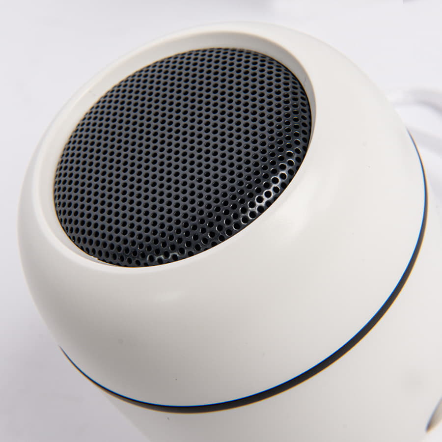 Портативная mini Bluetooth-колонка Sound Burger "Bang" белая — фото 2