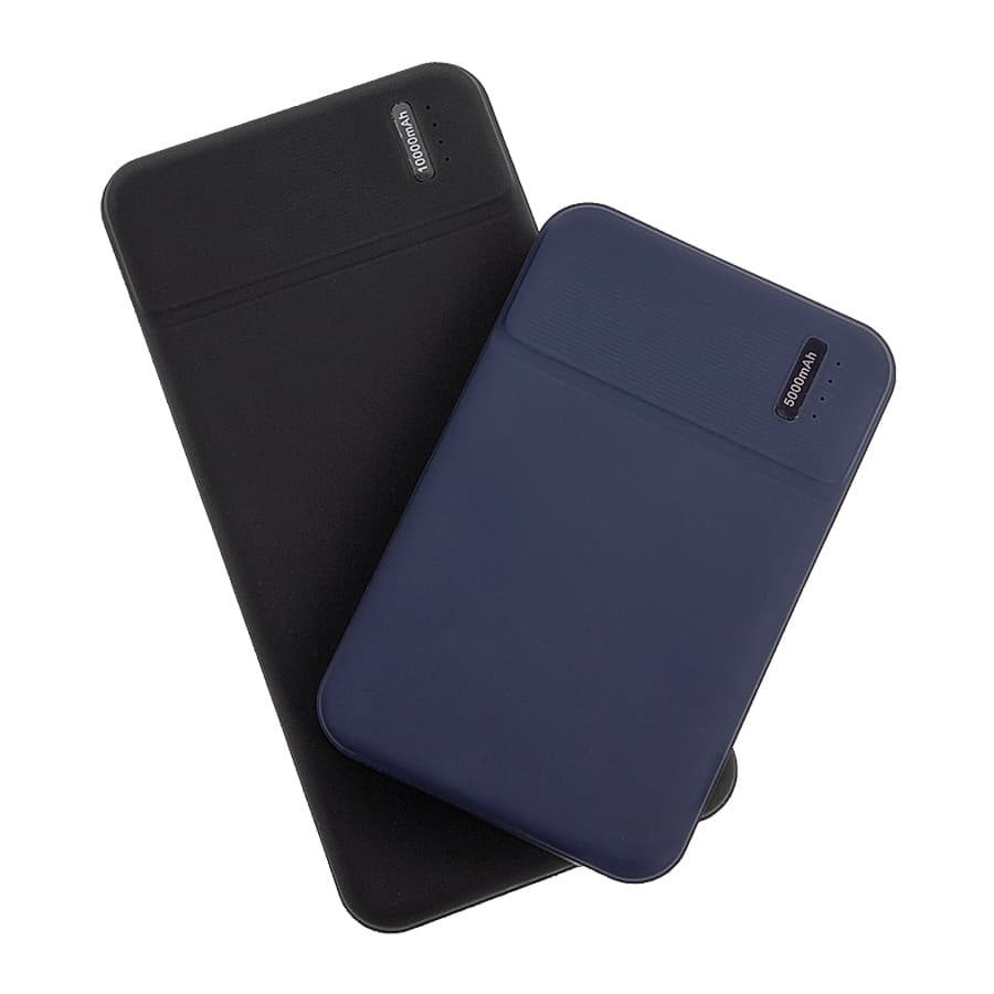 Универсальный аккумулятор Flash 10 (10000 мАч) с подсветкой и soft touch,синий,13,7х6,87х1,55 мм — фото 4