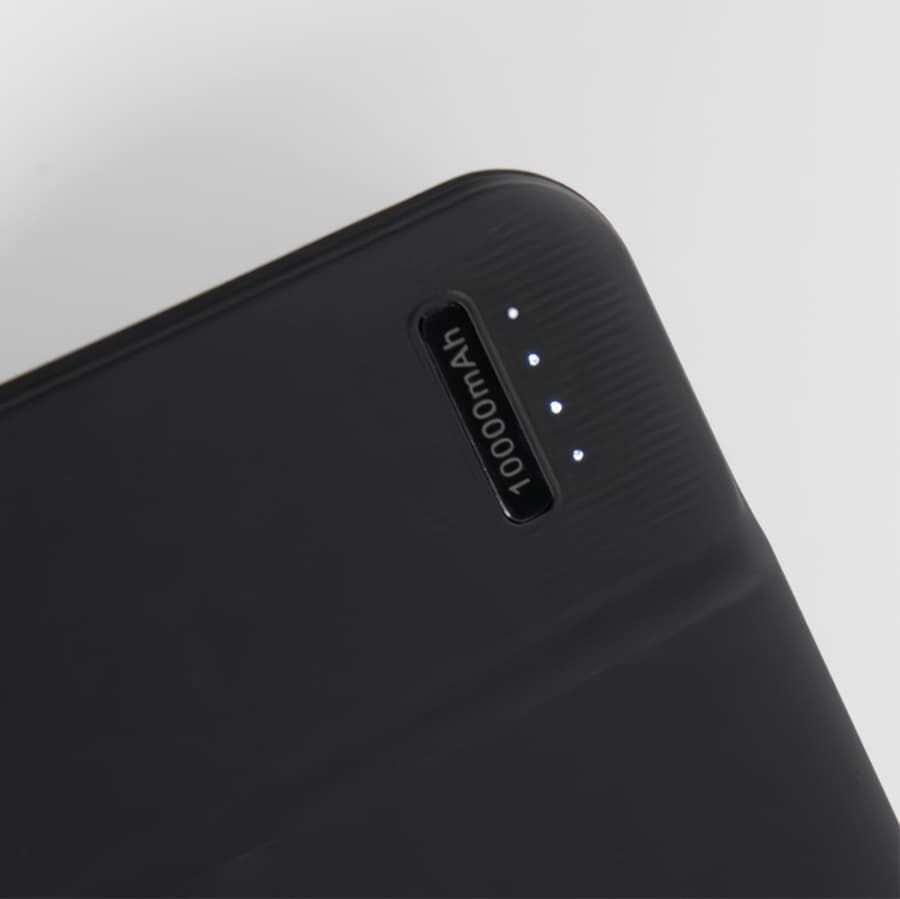 Универсальный аккумулятор Flash 10 (10000 мАч) с подсветкой и soft touch,синий,13,7х6,87х1,55 мм — фото 11
