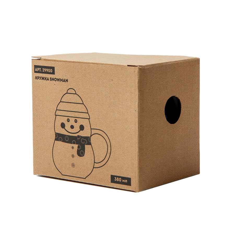 Кружка SNOWMAN с крышкой — фото 6