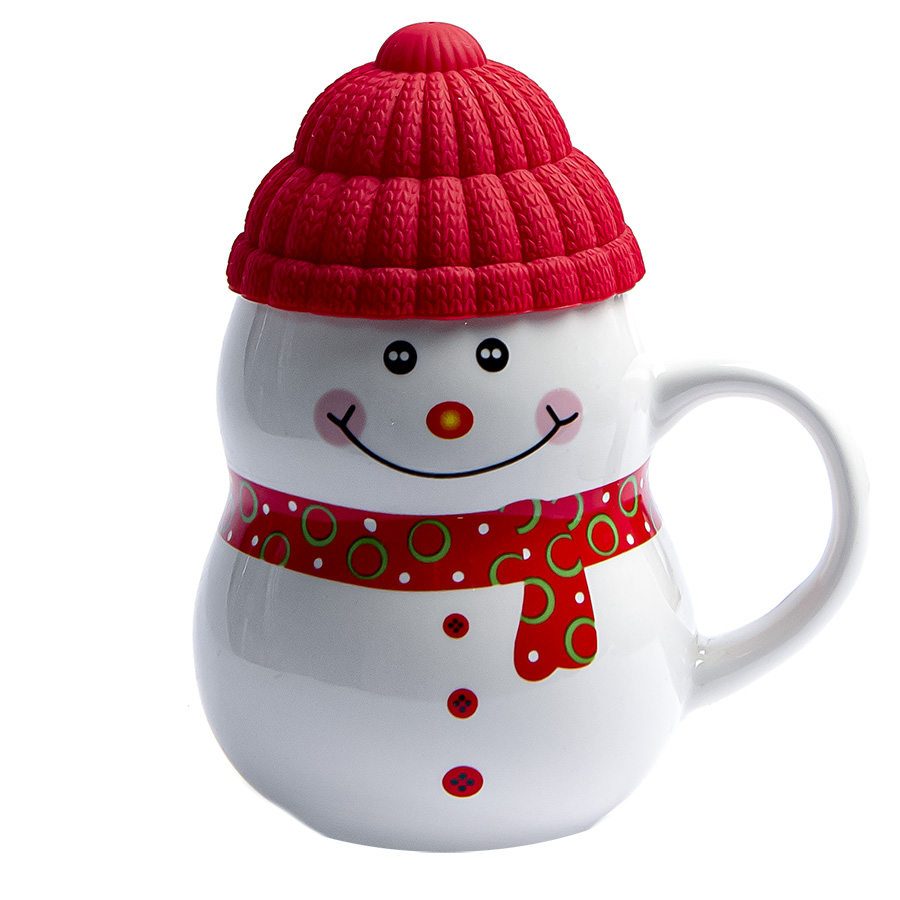 Кружка SNOWMAN с крышкой — фото 2