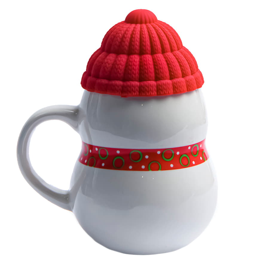 Кружка SNOWMAN с крышкой — фото 5
