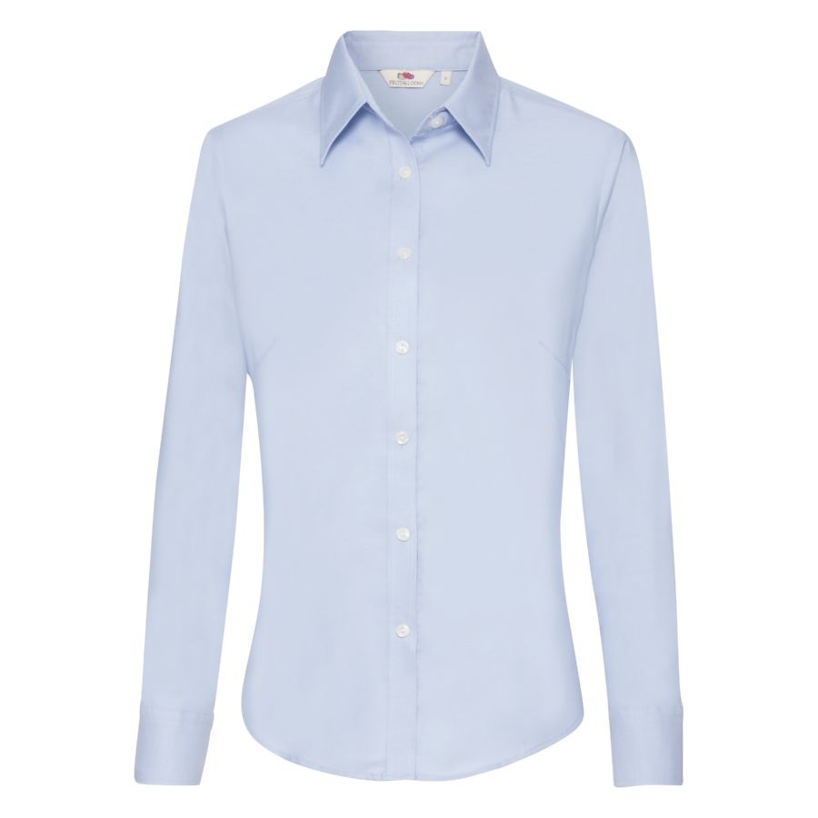 Рубашка женская LONG SLEEVE OXFORD SHIRT LADY-FIT 135 — фото 5
