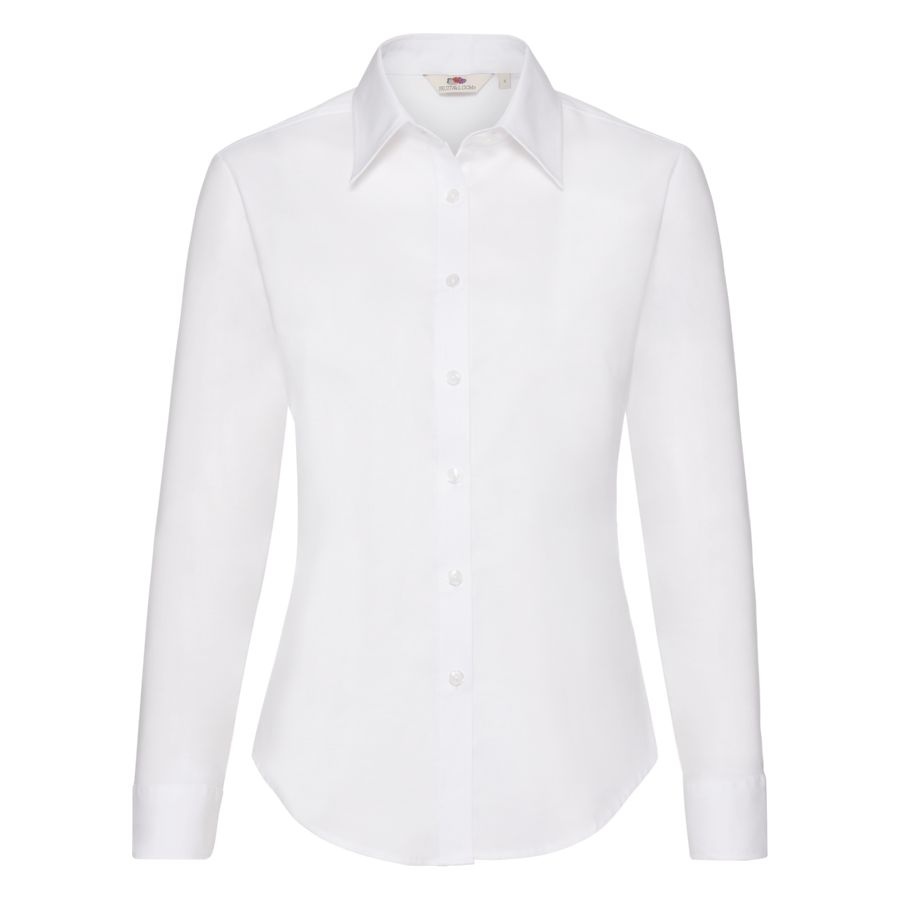 Рубашка женская LONG SLEEVE OXFORD SHIRT LADY-FIT 130 — фото 12
