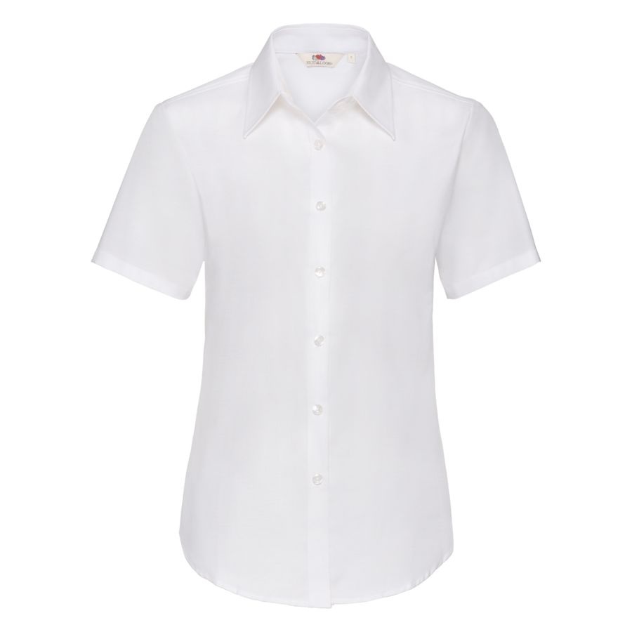 Рубашка женская SHORT SLEEVE OXFORD SHIRT LADY-FIT 130 — фото 5