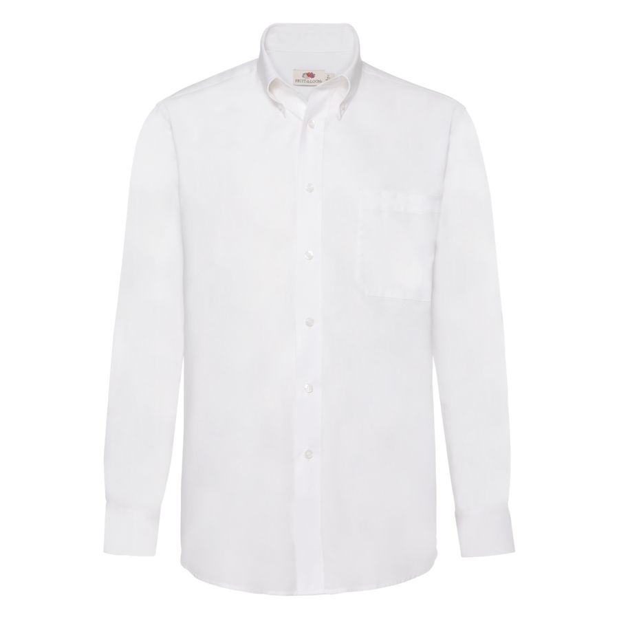 Рубашка мужская LONG SLEEVE OXFORD SHIRT 130 — фото 11