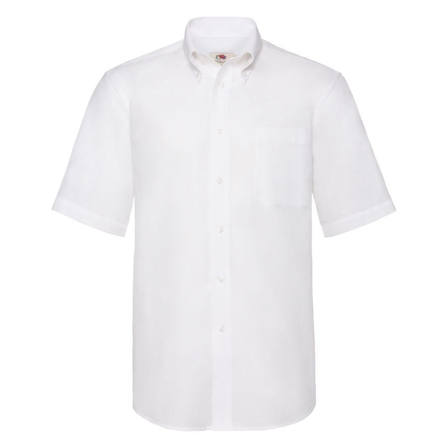 Рубашка мужская SHORT SLEEVE OXFORD SHIRT 130 — фото 9