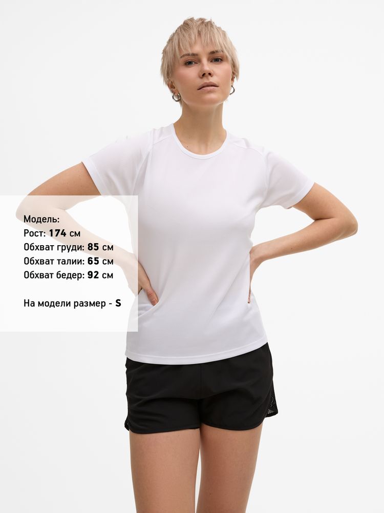 Футболка женская Sporty Women 140, белая — фото 6