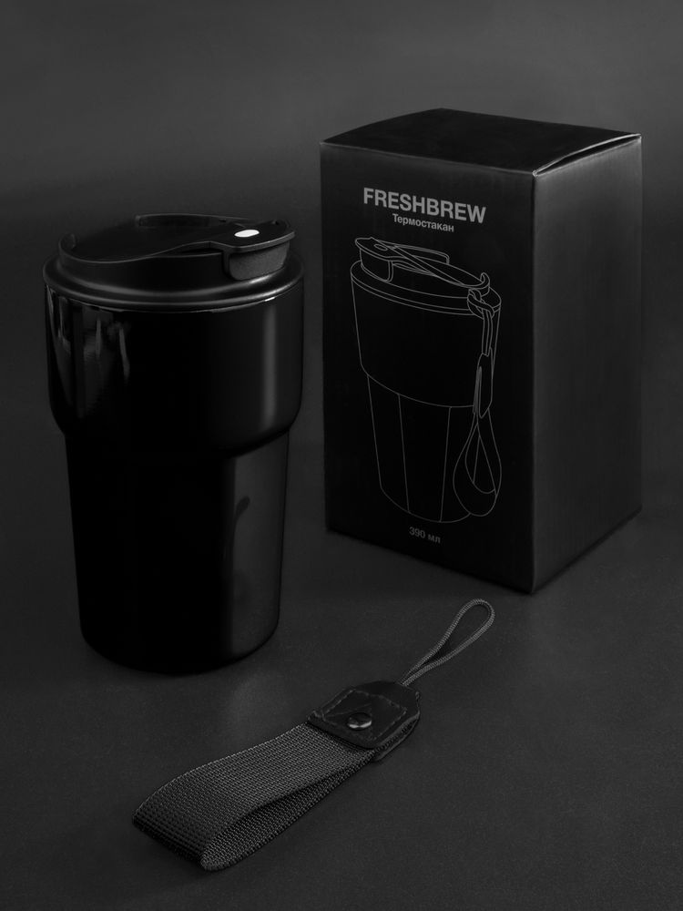 Термостакан Freshbrew, черный — фото 11