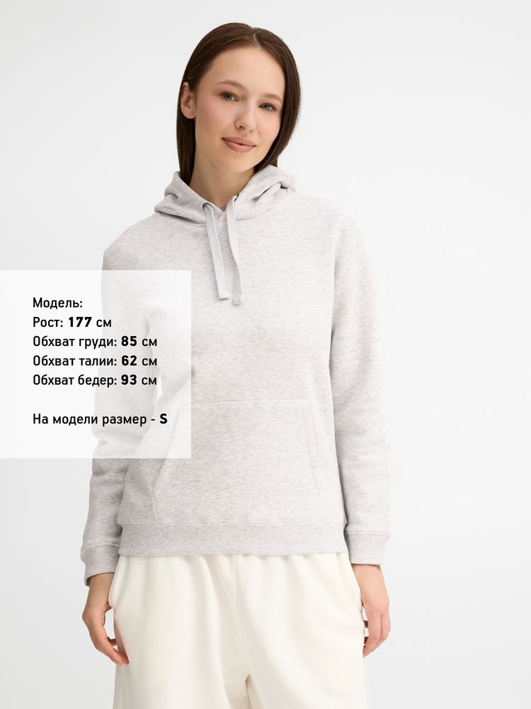 Толстовка женская Spencer Women, светло-серый меланж — фото 6