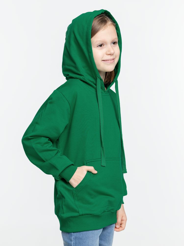 Худи детское Kirenga Kids 2.0, зеленое — фото 6