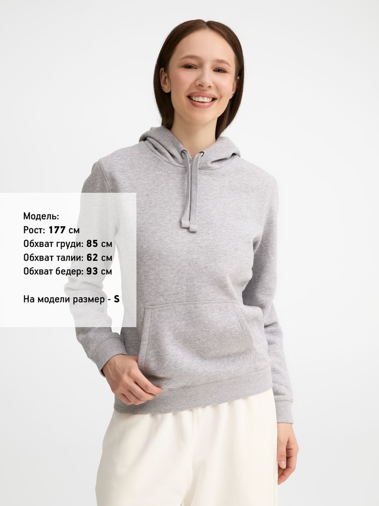 Толстовка женская Spencer Women, серый меланж — фото 6