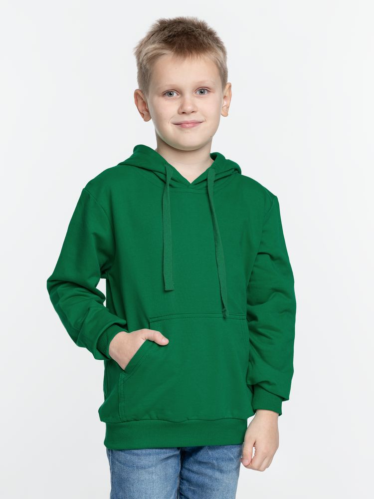 Худи детское Kirenga Kids 2.0, зеленое — фото 8
