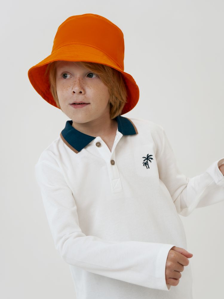Панама детская Challenge Kids, оранжевая — фото 4