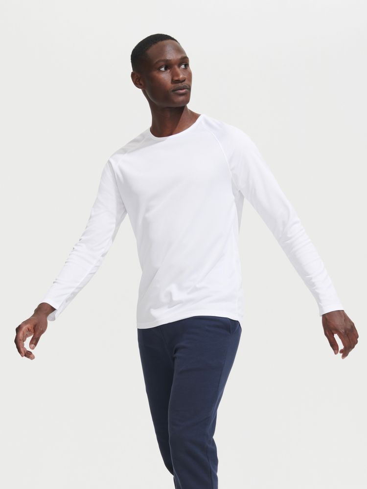 Футболка с длинным рукавом Sporty LSL Men, неоново-зеленая — фото 6