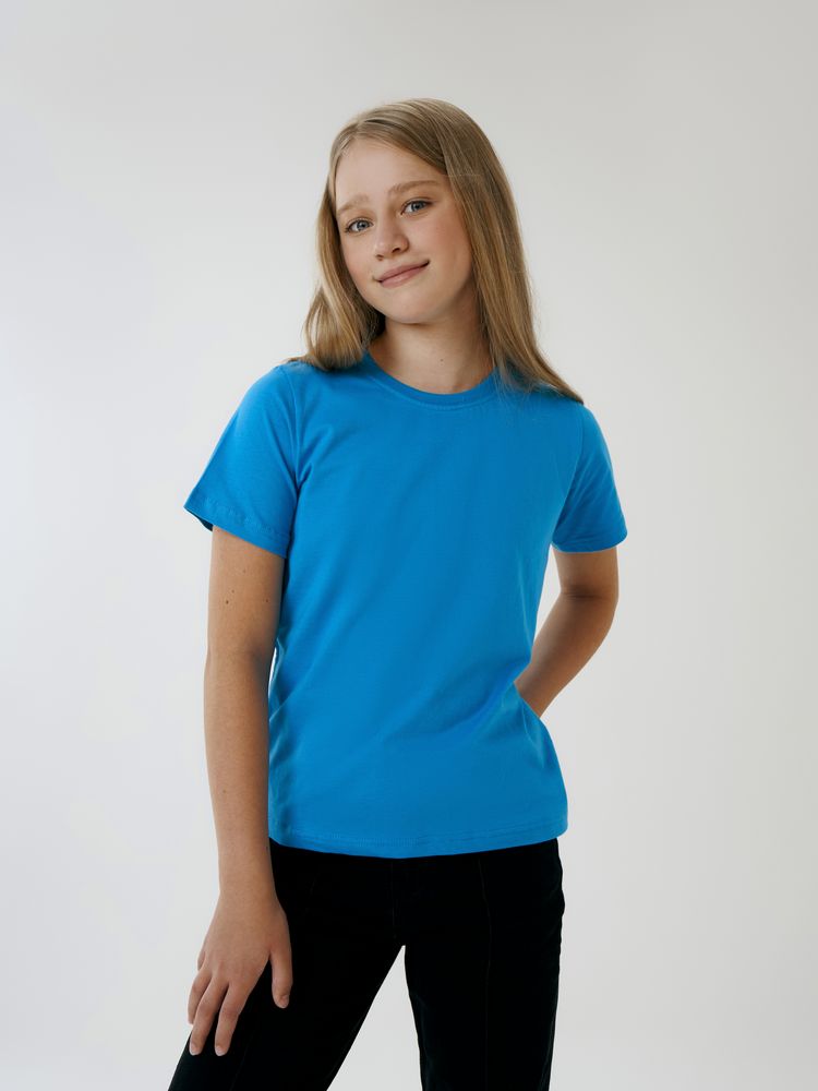 Футболка детская T-Bolka Kids, бирюзовая — фото 7