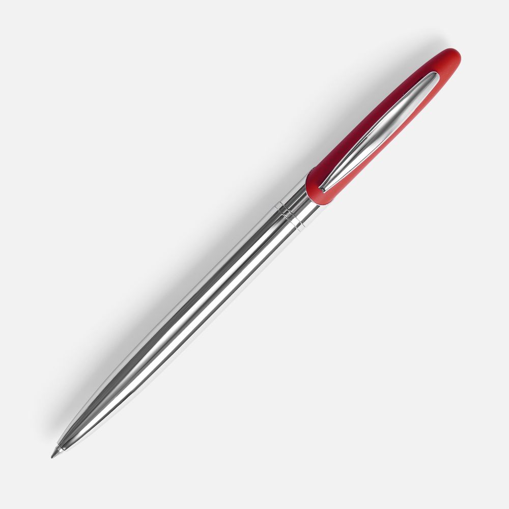 Ручка шариковая Dagger Soft Touch, красная — фото 3