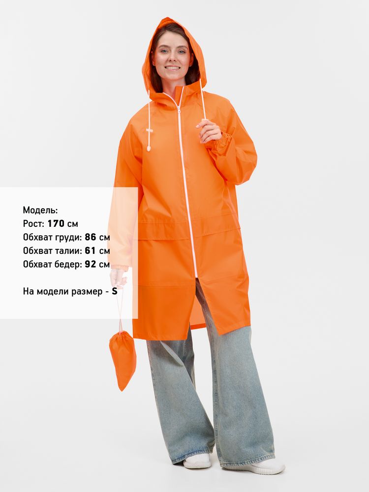 Дождевик Rainman Zip Pro, оранжевый неон — фото 5