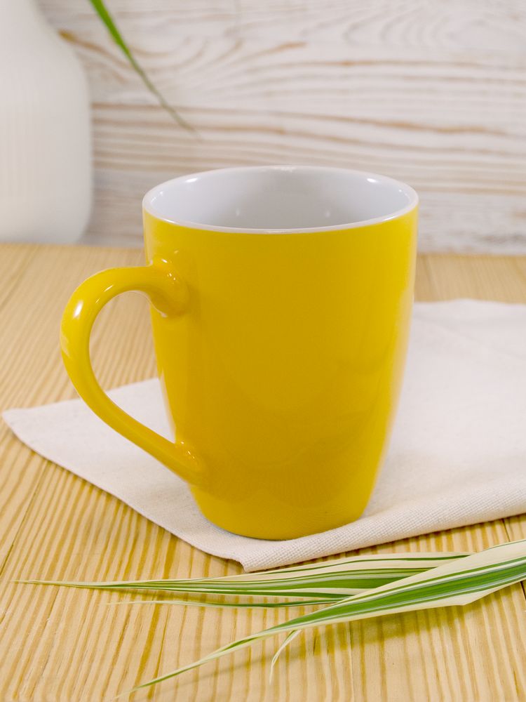Кружка Good Morning, желтая — фото 6