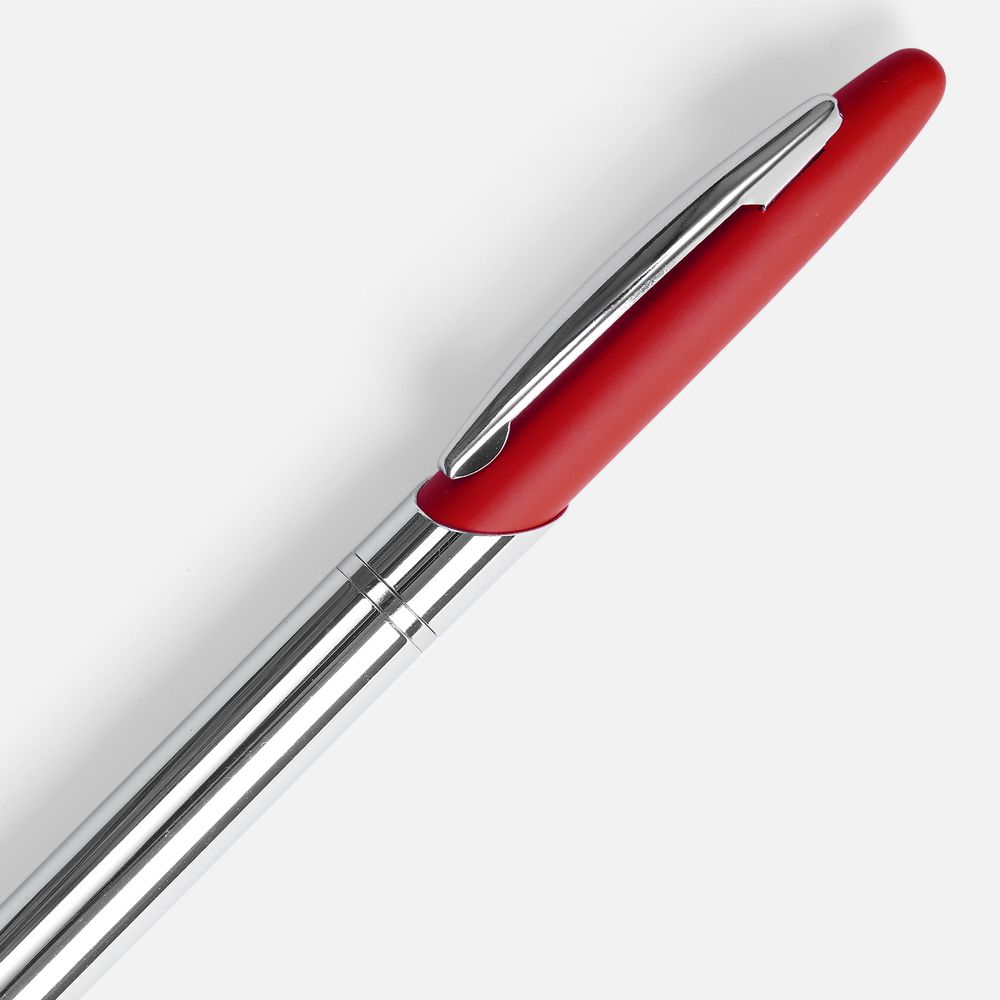 Ручка шариковая Dagger Soft Touch, красная — фото 5