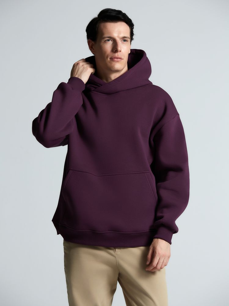 Худи Kulonga Oversize, фиолетовое — фото 10