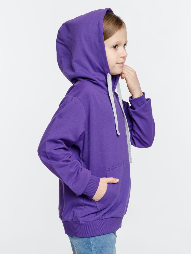 Толстовка с капюшоном детская Kirenga Kids, фиолетовая — фото 6