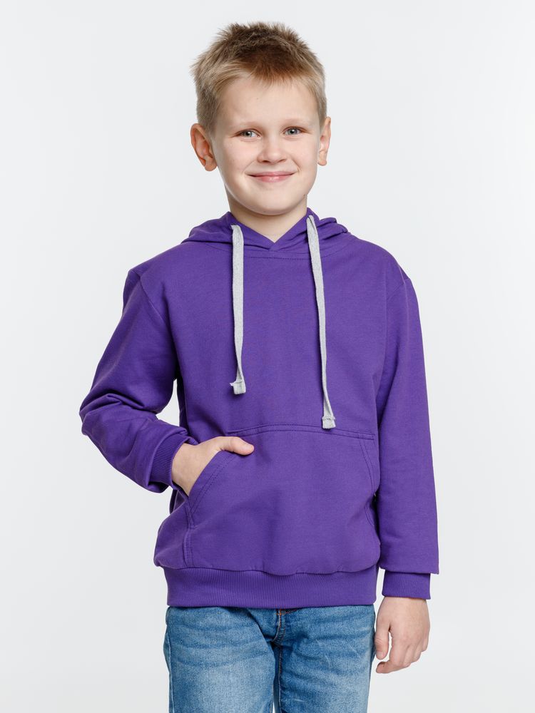 Толстовка с капюшоном детская Kirenga Kids, фиолетовая — фото 8