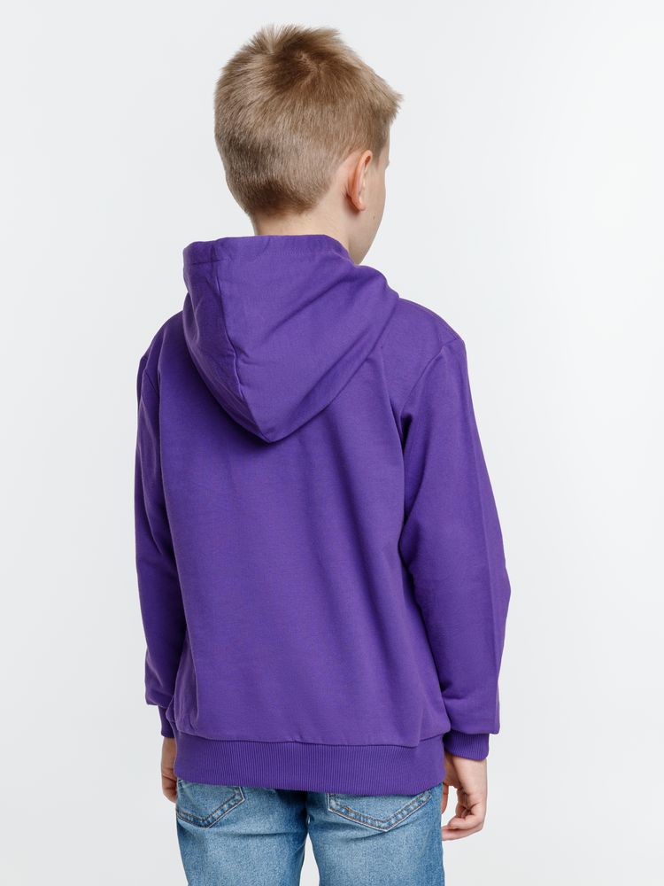 Толстовка с капюшоном детская Kirenga Kids, фиолетовая — фото 9